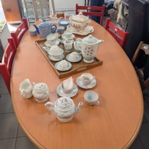 table bois ovale