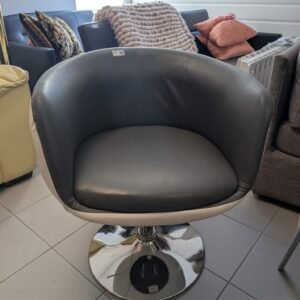 fauteuil boule cuir