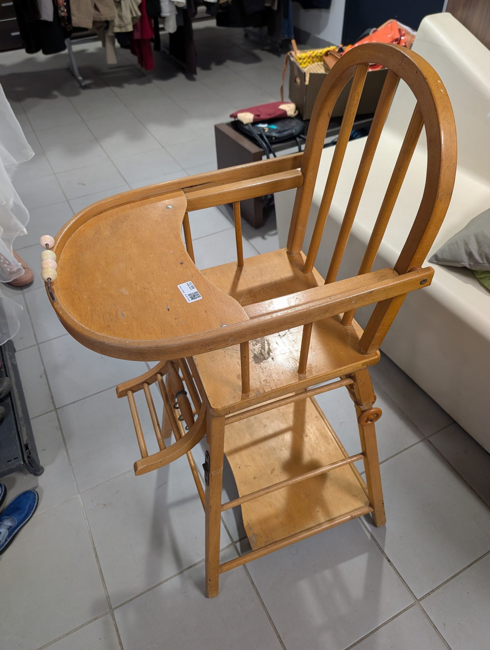 Chaise haute bébé